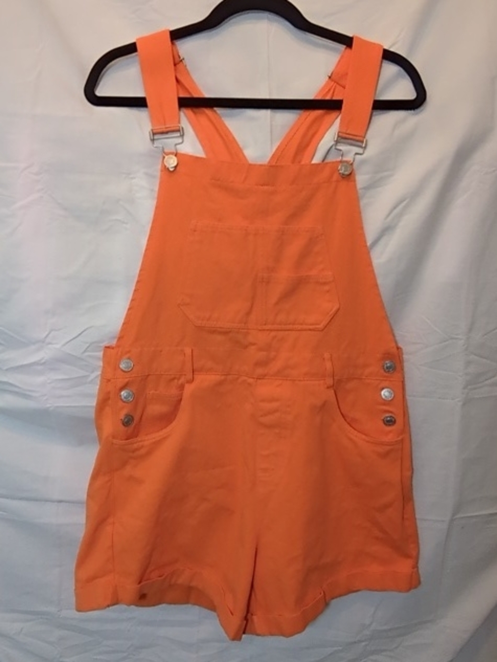 Orange Short Overalls